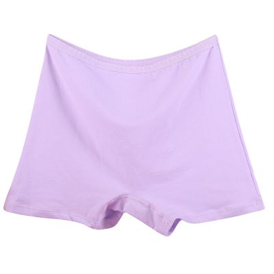Generic Boy Shorts Underwear for Women High Waisted Cotton Boxer Briefs for Ladies Soft Stretch Plus Size Boyshorts Panties, 5X-Large, A01_purple