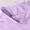 Generic Boy Shorts Underwear for Women High Waisted Cotton Boxer Briefs for Ladies Soft Stretch Plus Size Boyshorts Panties, 5X-Large, A01_purple view 3