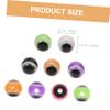 balacoo Fishing Lure Eyes DIY Fishing Tying Materials Fish Eyes for Lures Realistic Fake Accessories view 2
