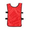 BESTYASH 6PCS Football Vest Breathable Pinnies Scrimmage Vest Training Waistcoat Clothes Soccer Training Equipment for Kids Red view 1