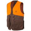 Beretta Men's Command Pro Durable Water-Resistant Front-Load Capable Upland Hunting Vest with Game Bag & Front Cargo Pockets, Otter & Orange, XX-Large view 1