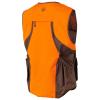 Beretta Men's Command Pro Durable Water-Resistant Front-Load Capable Upland Hunting Vest with Game Bag & Front Cargo Pockets, Otter & Orange, XX-Large view 2