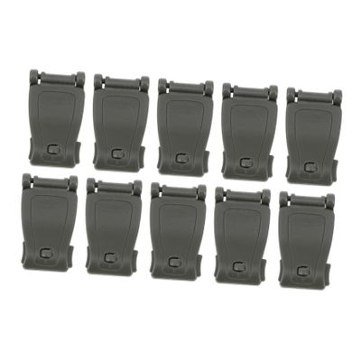 balacoo 12pcs Outdoor Use Bag Connecting Buckles Mod Strap Webbing Straps Sturdy Fixed Buckle Anti-slip Feature