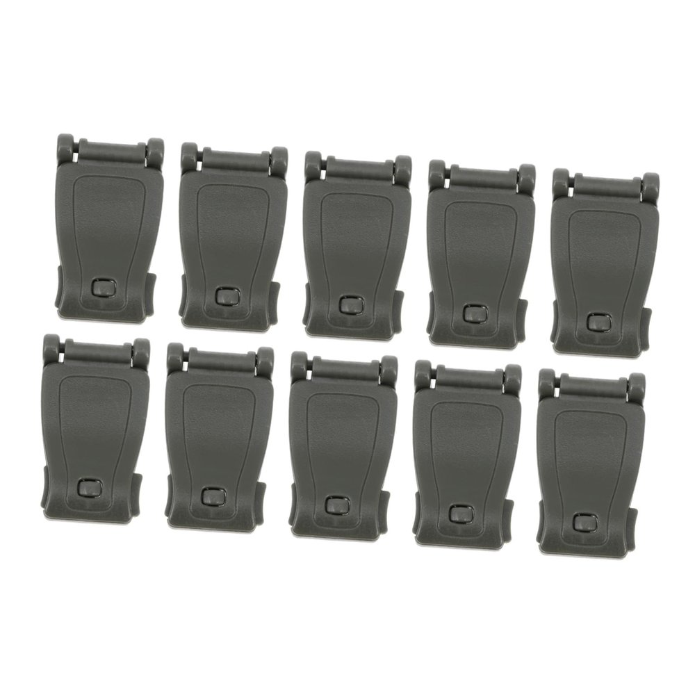 balacoo 12pcs Outdoor Use Bag Connecting Buckles Mod Strap Webbing Straps Sturdy Fixed Buckle Anti-slip Feature