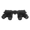 Jeekootoop Tactical Airsoft Hunting Dummy Night Vision Goggles with Helmet Mount for PVS15/PVS18/GPNVG18, No Function Binoculars Night Vision Cosplay Prop (Black) view 4