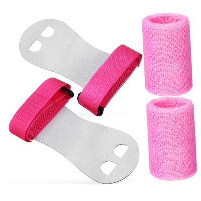 Baluue Gymnastics Training Kit 2 Pairs Elastic Gymnastics Grips Wrist Bands for Boys and Girls' Pull-up Exercise Protection