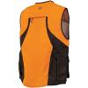 Beretta Men's Command Pro Durable Water-Resistant Front-Load Capable Upland Hunting Vest with Game Bag & Front Cargo Pockets, Brown Bark & Orange, XX-Large view 3
