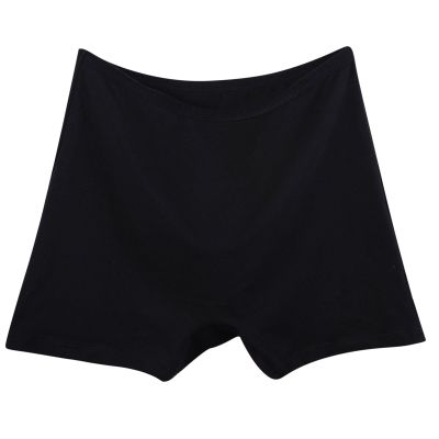 Generic Boy Shorts Underwear for Women High Waisted Cotton Boxer Briefs for Ladies Soft Stretch Plus Size Boyshorts Panties, XX-Large, A01_black