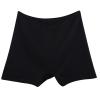 Generic Boy Shorts Underwear for Women High Waisted Cotton Boxer Briefs for Ladies Soft Stretch Plus Size Boyshorts Panties, XX-Large, A01_black view 1