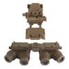 Jeekootoop Tactical Airsoft Hunting Dummy Night Vision Goggles with Helmet Mount for PVS15/PVS18/GPNVG18, No Function Binoculars Night Vision Cosplay Prop (Tan) view 1