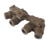 Jeekootoop Tactical Airsoft Hunting Dummy Night Vision Goggles with Helmet Mount for PVS15/PVS18/GPNVG18, No Function Binoculars Night Vision Cosplay Prop (Tan) view 4