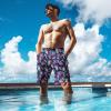 SQPO Jellyfish Mens Swim Trunks with Compression Liner Quick Dry Zipper Pocket Bathing Suit for Beach Summer Medium view 2