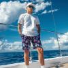 SQPO Jellyfish Mens Swim Trunks with Compression Liner Quick Dry Zipper Pocket Bathing Suit for Beach Summer Medium view 3