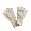 NineFit Basics Alpaca Glittens Alpaca winter gloves, Alpaca Fingerless Gloves, Hand Knitted Alpaca Winter Gloves (Beige) view 1
