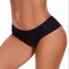Aokivvy Bikini Bottoms for Women, Black Bathing Suit Bottoms,Low Waisted Full Coverage Swimsuit Bottoms Swim Briefs(Black,L) view 1