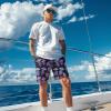 Mushroom Mens Swim Trunks with Compression Liner Quick Dry Zipper Pocket Bathing Suit for Beach Summer Xx-Large view 3