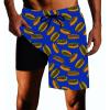 Hot Dogs Mens Swim Trunks with Compression Liner Quick Dry Zipper Pocket Bathing Suit for Beach Summer Large view 1