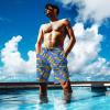Hot Dogs Mens Swim Trunks with Compression Liner Quick Dry Zipper Pocket Bathing Suit for Beach Summer Large view 2