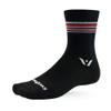 Swiftwick - ASPIRE FIVE Cycling Socks, Maximum Breathability, Crew (Red/Black, Small) view 1