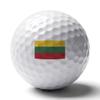 Vafogehu Golf Balls,Lithuania Flag Patterns Golf Balls, Novelty Golf Gift for Men, Women 1 Piece view 1