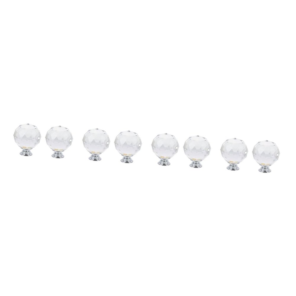 Drawer Handles and knobs, Dresser 8 Pcs Cabinet Crystal in Closet Dresser Dresser Vanity Knobs for Dresser s Dresser Crystal Knob Crystal K9