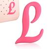 CTOHN Letter Charms for Bogg Bag, Alphabet Lettering Accessories (Pink, L) view 1
