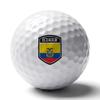 Vafogehu Golf Balls,Ecuador Flag Patterns Golf Balls, Novelty Golf Gift for Men, Women 1 Piece view 1