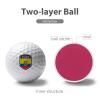 Vafogehu Golf Balls,Ecuador Flag Patterns Golf Balls, Novelty Golf Gift for Men, Women 1 Piece view 3