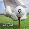Vafogehu Golf Balls,Flag of Canton of Graubunden Patterns Golf Balls, Novelty Golf Gift for Men, Women 1 Piece view 4