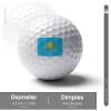 Vafogehu Golf Balls,Kazakhstan Flag Patterns Golf Balls, Novelty Golf Gift for Men, Women 1 Piece view 2