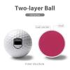 Vafogehu Golf Balls,Flag of Canton of Fribourg Patterns Golf Balls, Novelty Golf Gift for Men, Women 1 Piece view 3