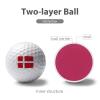 Vafogehu Golf Balls,Denmark Flag Patterns Golf Balls, Novelty Golf Gift for Men, Women 1 Piece view 3