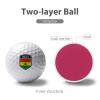 Vafogehu Golf Balls,Bolivia Flag Patterns Golf Balls, Novelty Golf Gift for Men, Women 1 Piece view 3