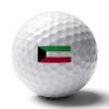 Vafogehu Golf Balls,Kuwait Flag Patterns Golf Balls, Novelty Golf Gift for Men, Women 1 Piece view 1