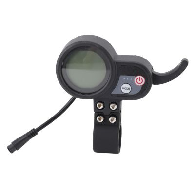 Electric Scooter LCD Display Panel 36 to 60V ABS Blue Screen Control Panel with 6 Pin Connector