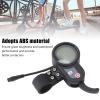 Electric Scooter LCD Display Panel 36 to 60V ABS Blue Screen Control Panel with 6 Pin Connector view 2