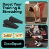 Squat Wedge Block Set of 3/5 - 960 LBS Capacity - Slant Board for Calf Stretching with 5 Stackable Angles - Calf Stretcher Slant Board - Workout Equipment - EPP Material for Exercise Equipment & Physical Therapy view 2