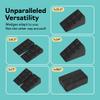 Squat Wedge Block Set of 3/5 - 960 LBS Capacity - Slant Board for Calf Stretching with 5 Stackable Angles - Calf Stretcher Slant Board - Workout Equipment - EPP Material for Exercise Equipment & Physical Therapy view 3