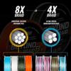 Beyond Braid Yellow 8X 150 Yards 10LB view 3