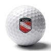Vafogehu Golf Balls,Alsace France Flag Patterns Golf Balls, Novelty Golf Gift for Men, Women 1 Piece view 1