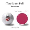 Vafogehu Golf Balls,Alsace France Flag Patterns Golf Balls, Novelty Golf Gift for Men, Women 1 Piece view 3