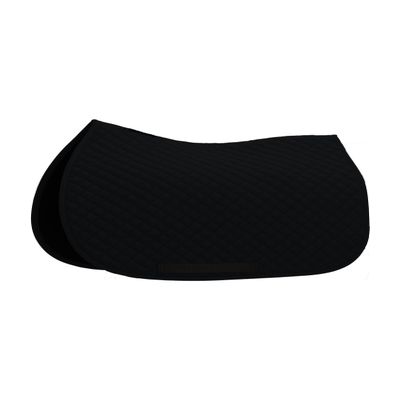 Equinavia Harstad Horse All Purpose Saddle Pad | Classic & Durable Horse Pad | Moisture-Wicking Tricot Backing - Black - Pony