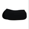 Equinavia Harstad Horse All Purpose Saddle Pad | Classic & Durable Horse Pad | Moisture-Wicking Tricot Backing - Black - Pony view 1