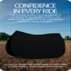 Equinavia Harstad Horse All Purpose Saddle Pad | Classic & Durable Horse Pad | Moisture-Wicking Tricot Backing - Black - Pony view 4