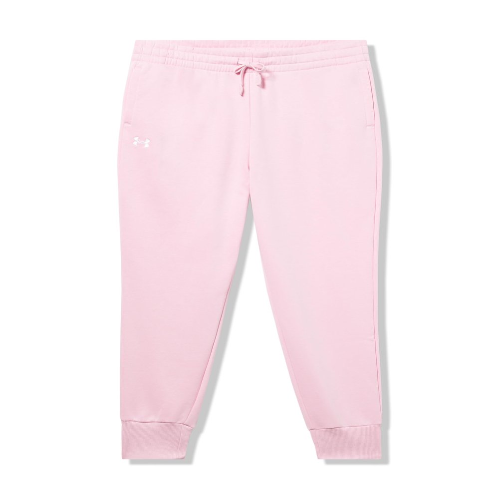 Under Armour Girls Rival Fleece Joggers, (647) Prime Pink / / White, Large