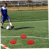 SUPVOX 4pcs Soccer Training Cones Pe Disc Markers for Agility and Speed Practice Bright Orange for Easy Visibility Grass and Fields view 3