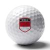 Vafogehu Golf Balls,Monaco Flag Patterns Golf Balls, Novelty Golf Gift for Men, Women 1 Piece view 1