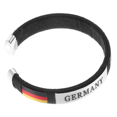 BESPORTBLE Sports Themed Flexible Webbing Bracelet for Football Unisex Flag Pattern Wristband Soccer Fan Accessory for Daily Wear and Team Spirit