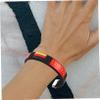 BESPORTBLE Sports Themed Flexible Webbing Bracelet for Football Unisex Flag Pattern Wristband Soccer Fan Accessory for Daily Wear and Team Spirit view 4