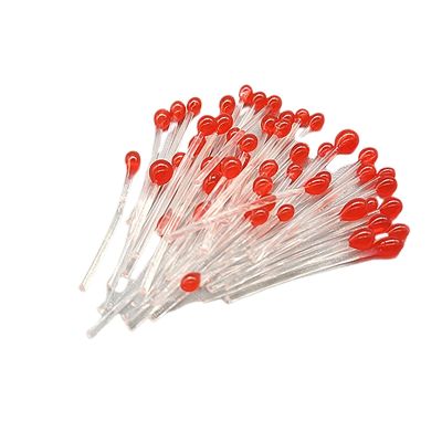 NineFit Basics 50x Crab and Shrimp Eyes Fly Tying Materials Soft Small Lifelike Study for Freshwater Saltwater DIY Accessories Tying, red, 20mm